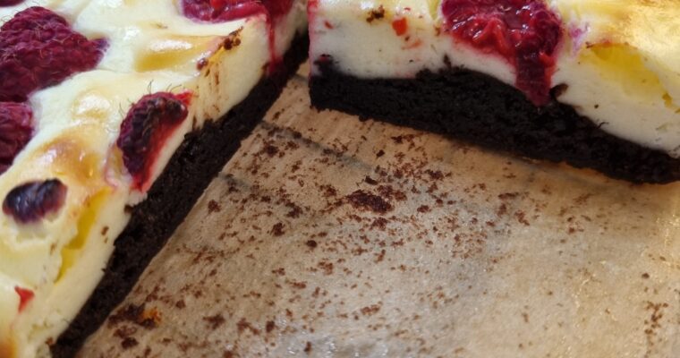 Raspberry Cheesecake Brownies