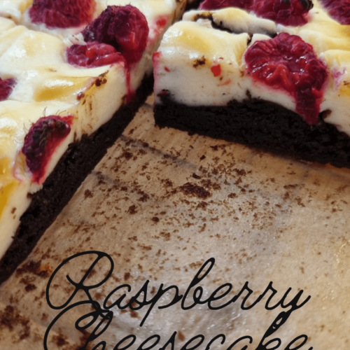 Raspberry Cheescake Brownies