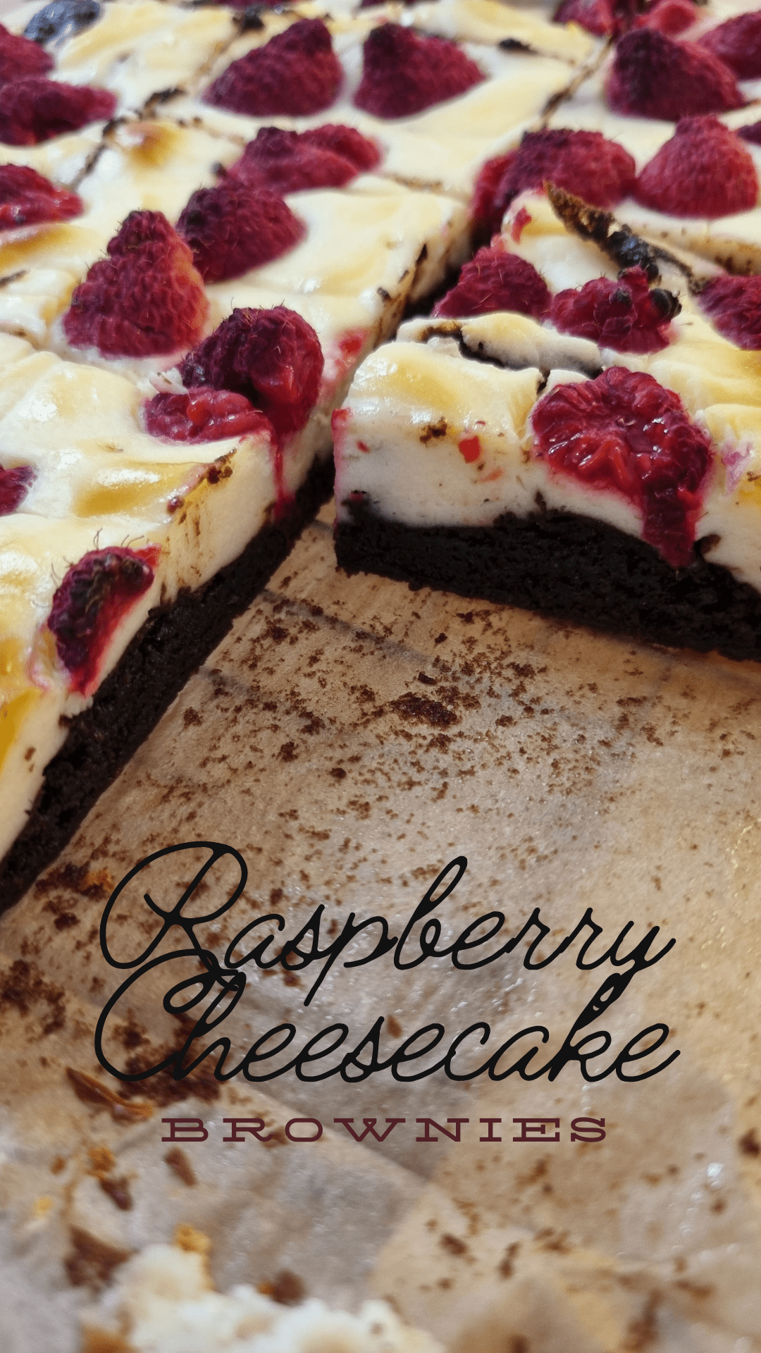 Raspberry Cheescake Brownies