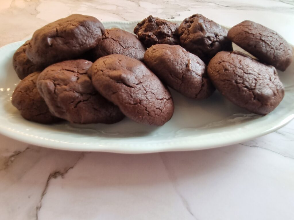 Double Chocolate Chunk Cookies