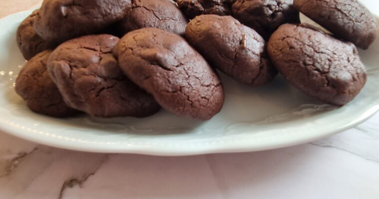 Double Chocolate Chunk Cookies